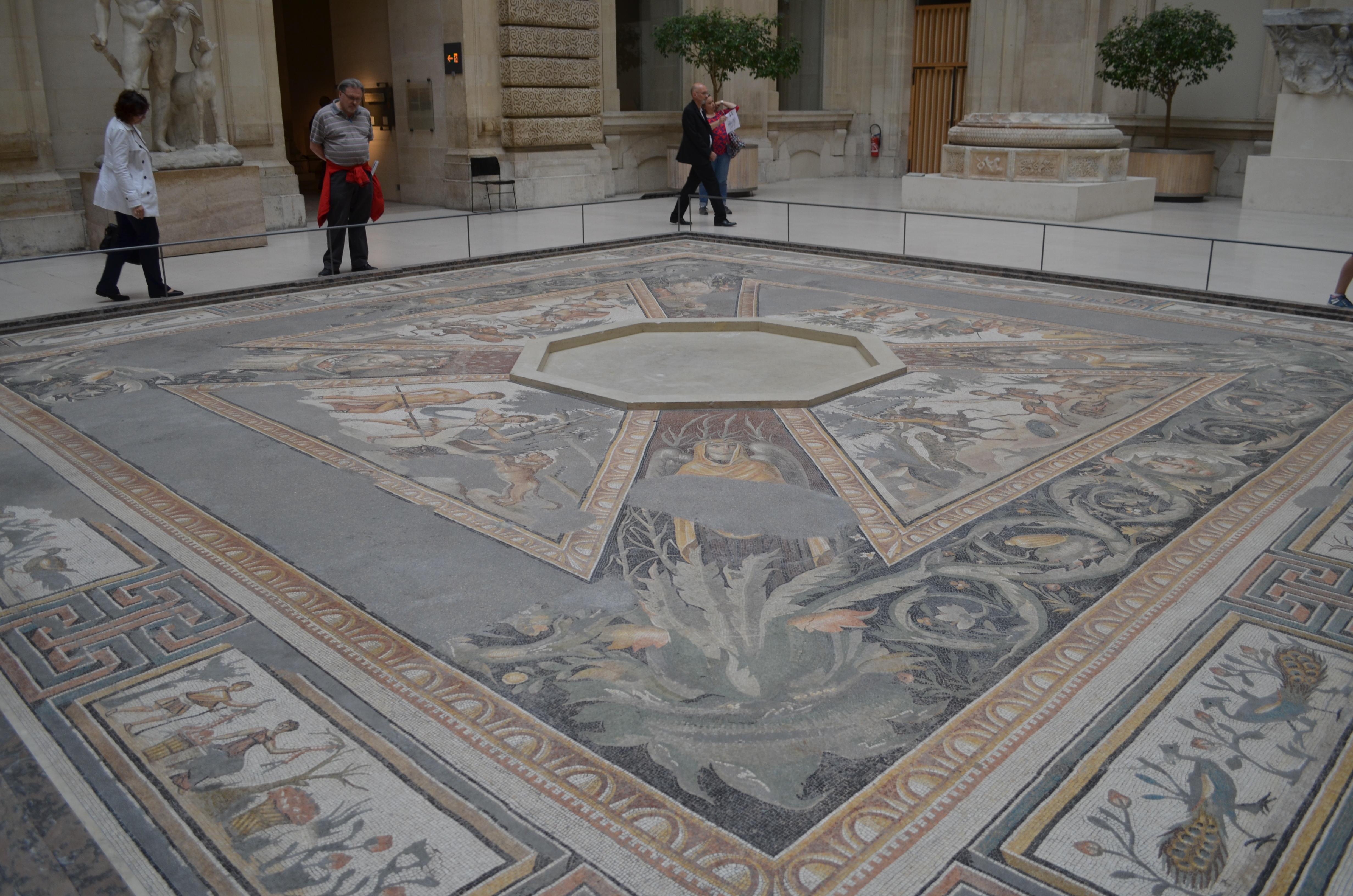 Mosaïque des Saisons provenant de Daphné, conservée au Louvre